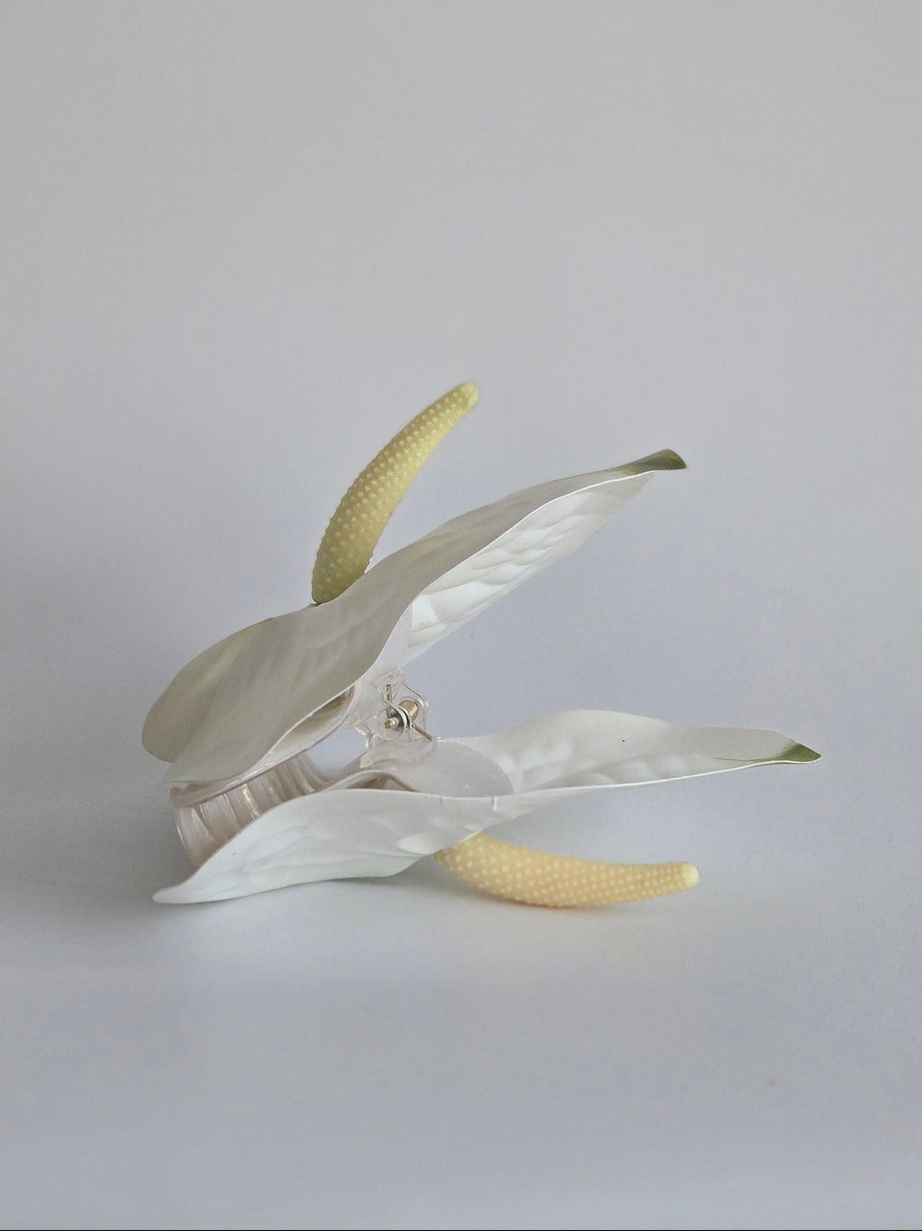 Ivory Anthurium Clip