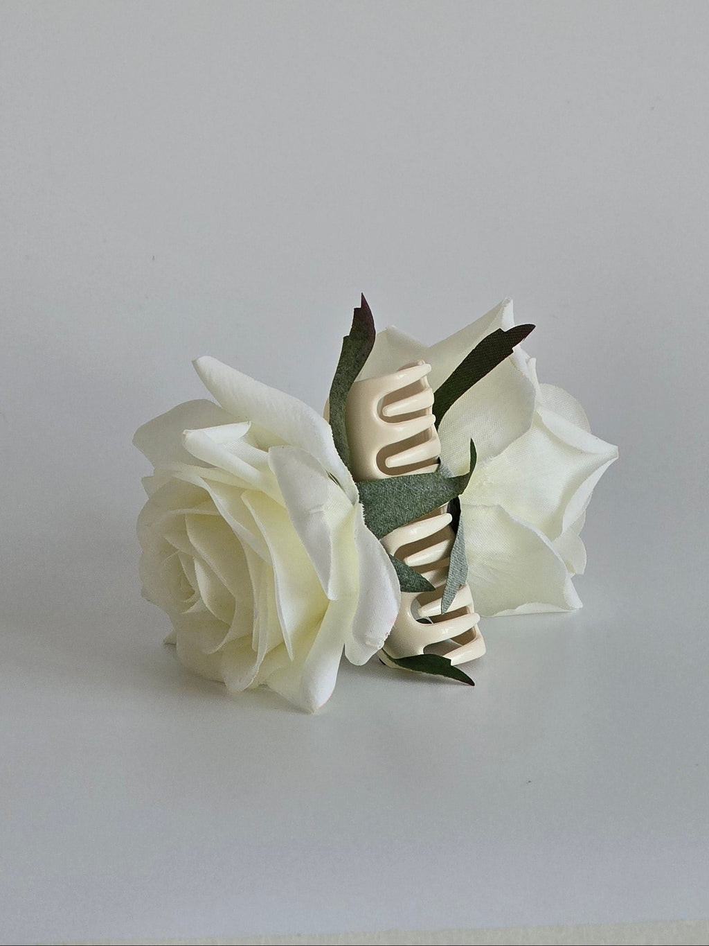 White Rose Clip