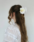 White Orchid Clip