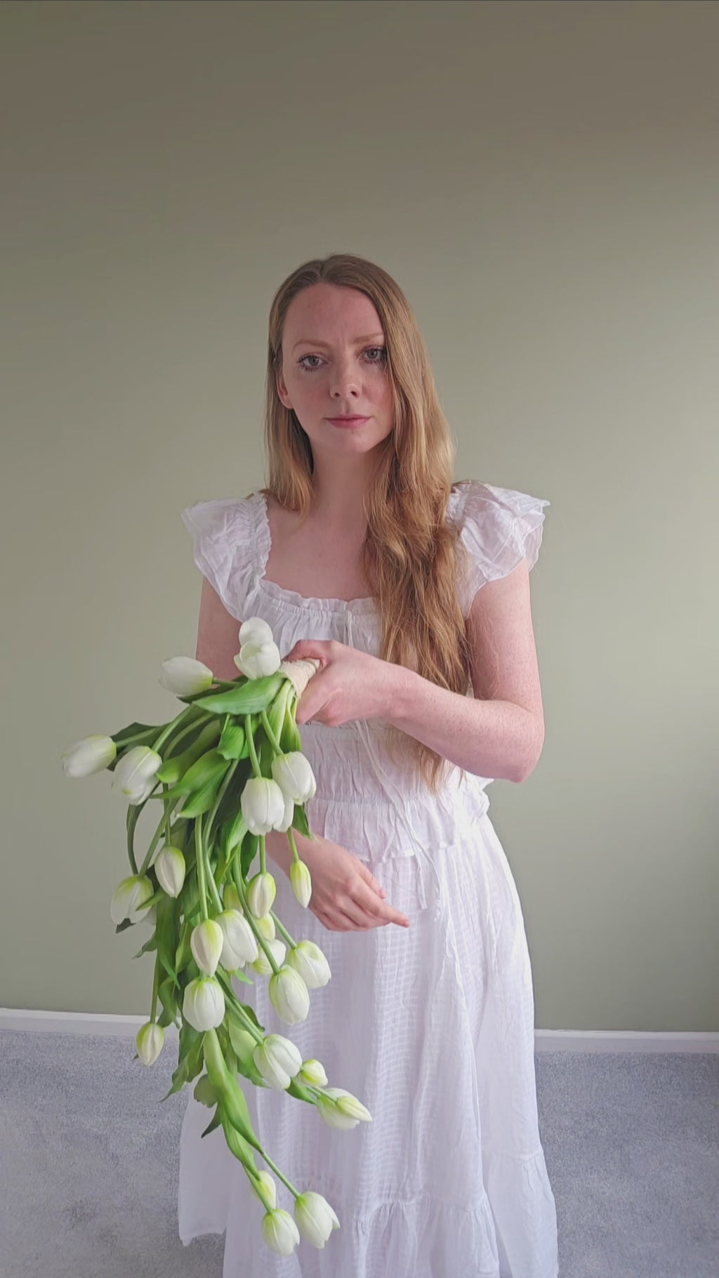 Cascading Tulip Bridal Bouquet