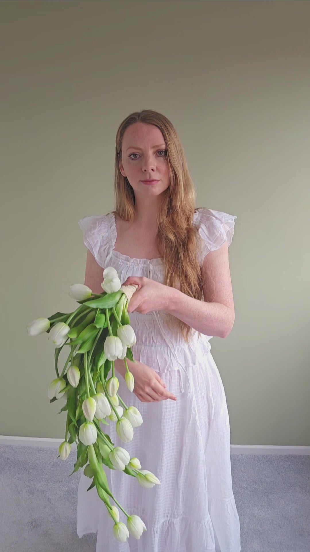 Cascading Tulip Bridal Bouquet